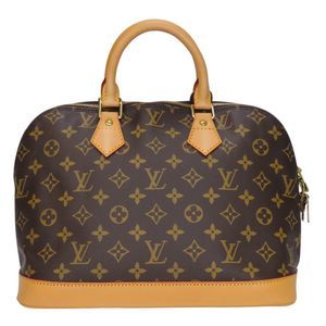 Louis Vuitton Alma M51130 Monogram Handbag in Brown Leather for Women